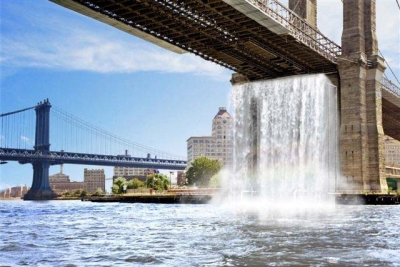 The New York City Waterfalls, di Olafur Eliasson